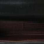Lambskin Quilted Trendy CC Wallet On Chain WOC Black