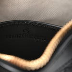 Calfskin GG Matelasse Mini Hobo Shoulder Bag Black