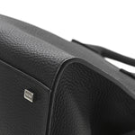 Grained Calfskin Soft Margaux 10 Bag Black