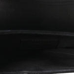 Grained Calfskin Mini Saddle Bag Black