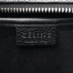 Drummed Calfskin Nano Luggage Black