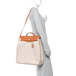 Toile Vache Calfskin Herbag 39 MM Natural