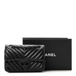 Aged Calfskin Quilted 2.55 Reissue Mini Flap So Black