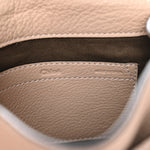 Grained Calfskin Small Marcie Saddle Bag Blossom Pink