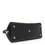 Dollar Calfskin Medium Soho Top Handle Satchel Black