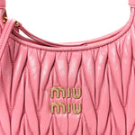 Nappa Matelasse Small Wander Hobo Pink