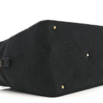 Jersey Square Quilted Bowler Black