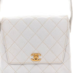 Caviar CC Shoulder Bag White