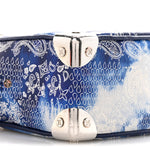Cowhide Monogram Bandana Mini Soft Trunk Blue