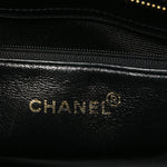 Caviar Quilted Medallion Tote Black