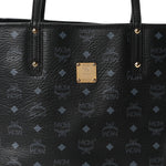 Visetos Medium Liz Reversible Shopper Tote Black
