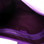 Goatskin Medium Aphrodite Shoulder Bag Shine Purple