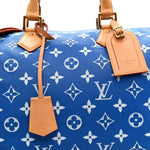 Calfskin Monogram Speedy P9 Bandouliere 40 Blue