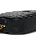 Grain De Poudre Matelasse Monogram Mini Lou Camera Bag Black