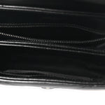 Calfskin Y Quilted Monogram Monochrome Toy Loulou Crossbody Bag Black