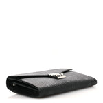 Visetos Medium Patricia Wallet On Chain Black