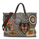 Soft GG Supreme Monogram Courrier Medium Crossbody Tote Beige New Acero