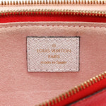 Monogram Giant Double Zip Pochette Rouge