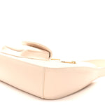 Calfskin Jitney Hobo Cream