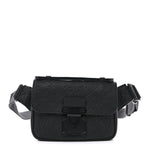 Taurillon Monogram S Lock Sling Bag Black