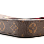 Monogram Pochette Felicie Chain Wallet Fuchsia