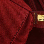 Canvas Small Deauville Tote Red