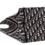 Oblique Large Book Tote Blue Multicolor