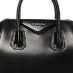Shiny Lord Calfskin Small Antigona Black