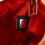 Zucca Quilted Pochette Tobacco Red