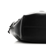 Smooth Calfskin Cuir Triomphe Cabas Drawstring Black