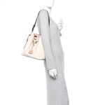 Calfskin Lockme Bucket Soie Quartz Calla