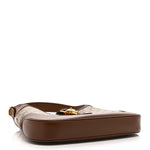 GG Supreme Monogram Azalea Calfskin Web Small Jackie 1961 Hobo Beige Ebony Brown Sugar