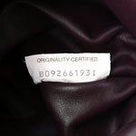 Calfskin The Pouch Chain Grape