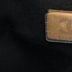 Washed Denim Quilted Mini Chanel 25 Handbag Black