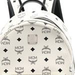 Visetos Small Side Stud Stark Backpack White