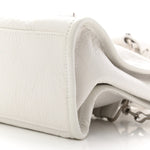 Agneau Arena Silver Hardware Small Le City Optic White