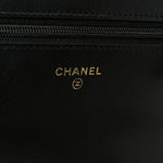 Lambskin Quilted Chanel 19 Wallet On Chain WOC Black