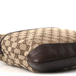 Monogram Calfskin Perforated Medium Flat Messenger Bag Dark Brown