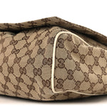 GG Monogram Medium Flap Messenger Bag Beige