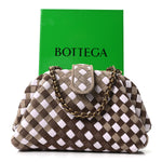 Suede Intrecciato Small The Lauren 1980 Clutch With Chain Praline Musk Washed Brownie
