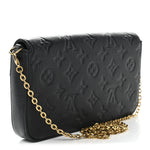 Empreinte Pochette Felicie Chain Wallet Black