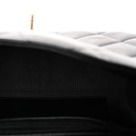 Lambskin Quilted Large CC Funky Town Flap Black