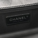 Lambskin Quilted Medium Boy Flap Black