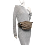 Monogram Large Belt Bag Beige Dark Brown