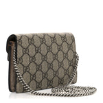 GG Supreme Monogram Super Mini Dionysus Shoulder Bag Taupe