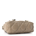 Calfskin Macrocannage Small Diorcamp Messenger Sand