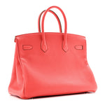 Taurillon Clemence Birkin 35 Rose Jaipur