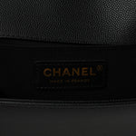Caviar Quilted Medium Boy Flap Black