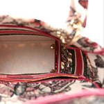 Canvas Embroidered Butterfly Print Medium Lady D-Lite  Multicolor