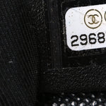 Caviar Quilted Large Boy Flap Black